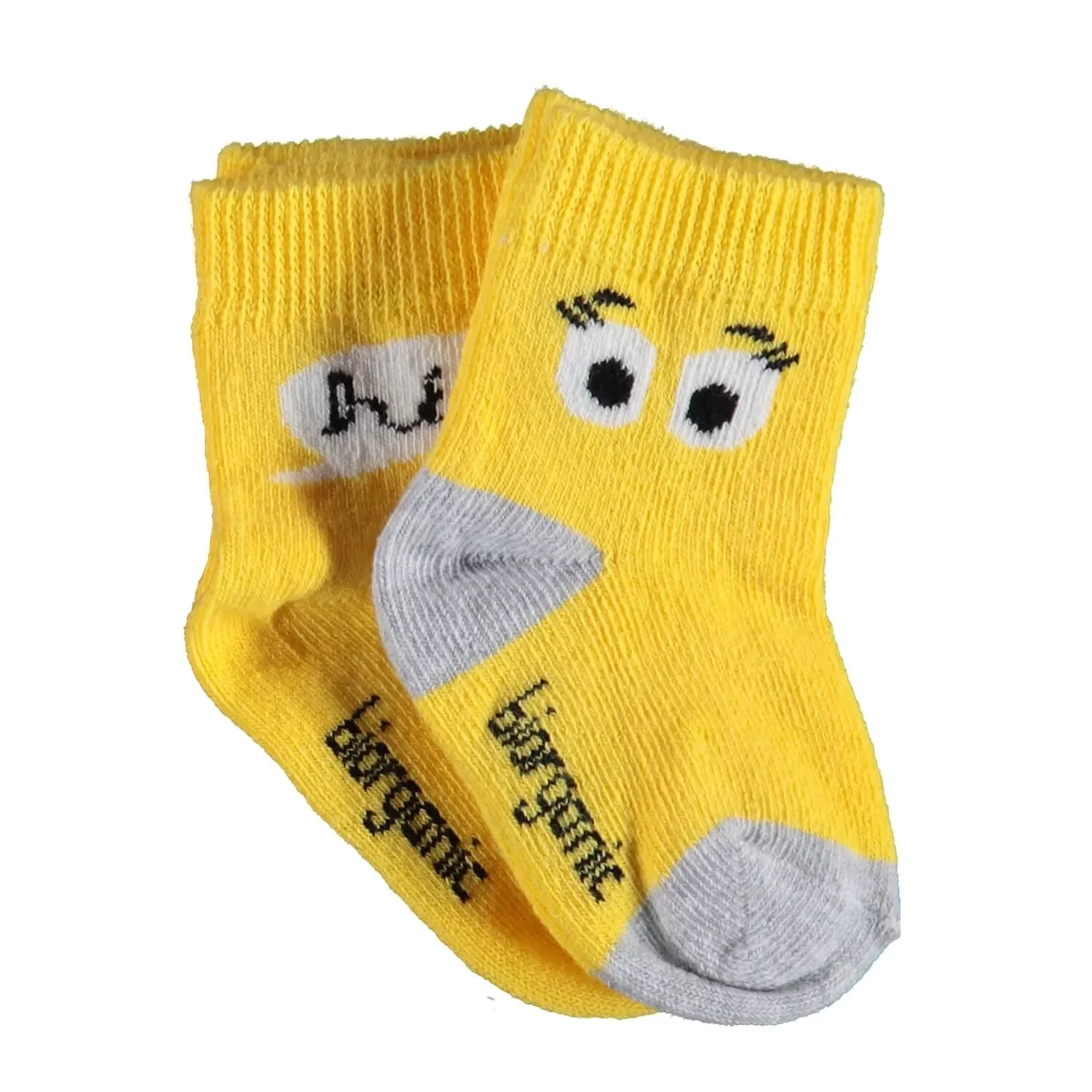 Hi Kız 2'li Çorap 68403 Sarı - Görsel 2