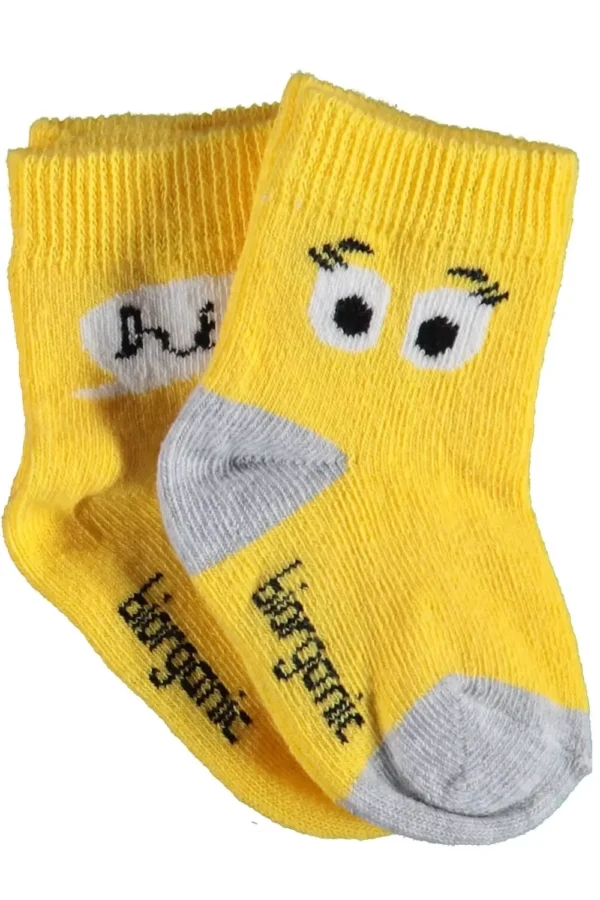 Hi Kız 2'li Çorap 68403 Sarı