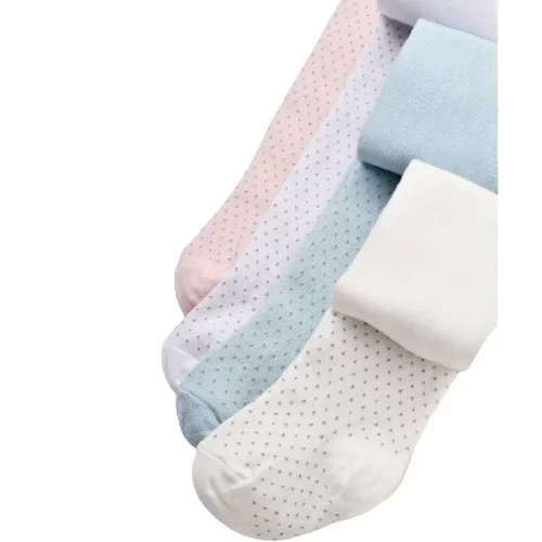 Klasik Puanlı Külotlu Çorap Mavi - Görsel 8