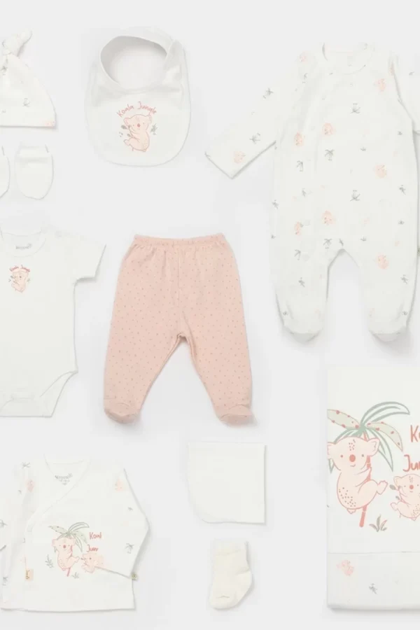 Koala Jungle 10'lu Hastane Çıkış Seti  Pembe