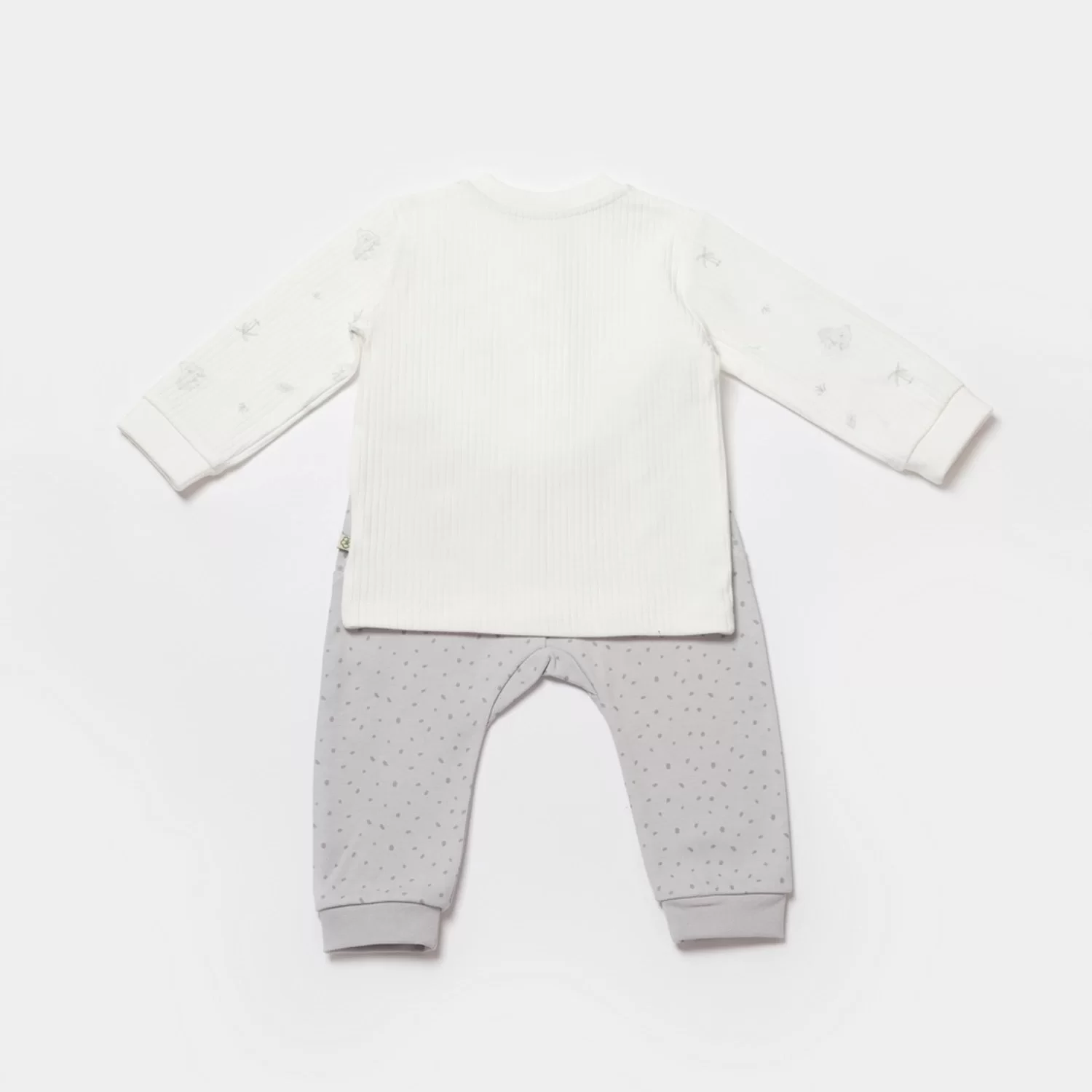 Koala Jungle 2'li Bebek Takım Gri - Görsel 2