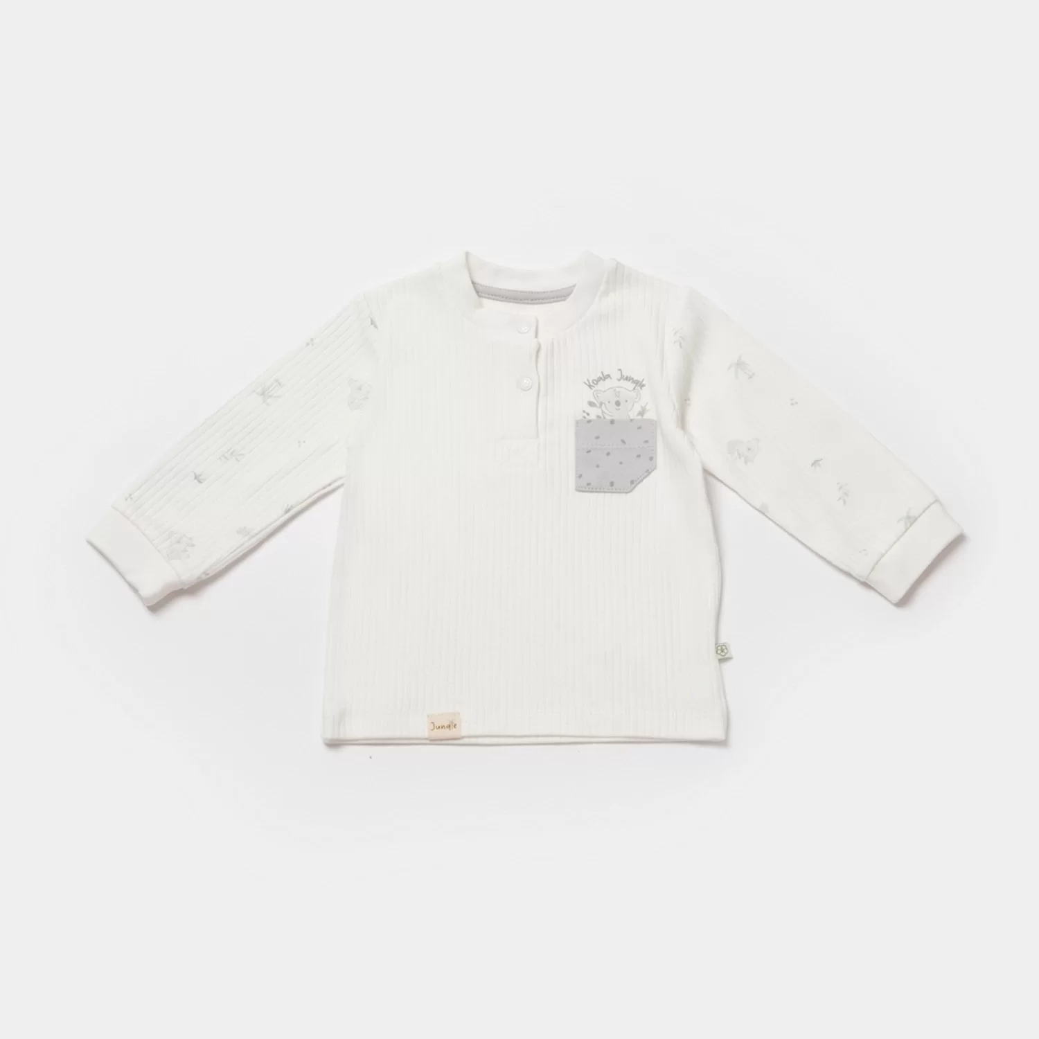 Koala Jungle 2'li Bebek Takım Gri - Görsel 3