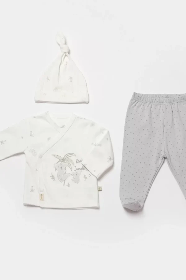 Koala Jungle 3'lü Bebek Takım Gri