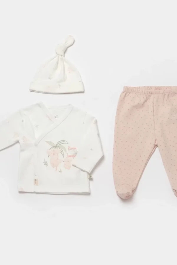 Koala Jungle 3'lü Bebek Takım  Pembe