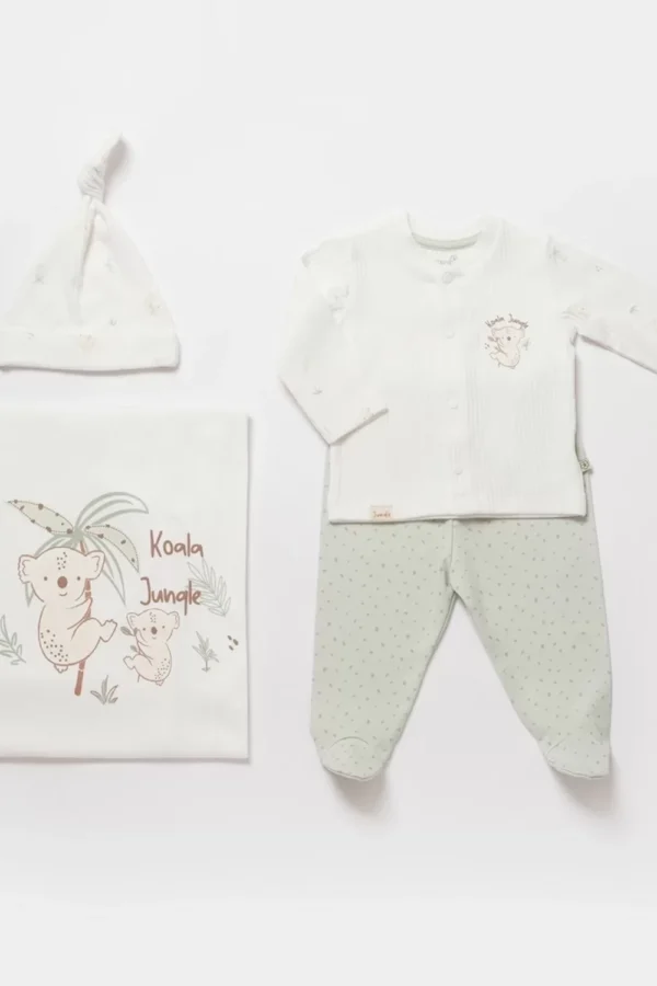 Bibaby Biorganic Koala Jungle 4'lü Hastane Çıkış Seti 62326 Mint