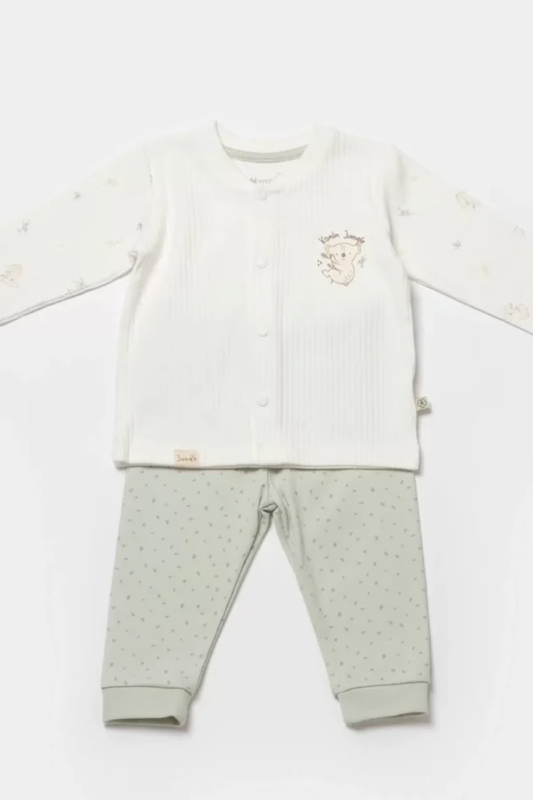 Koala Jungle Bebek Pijama Takımı  Mint