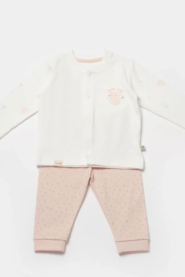 Koala Jungle Bebek Pijama Takımı  Pembe