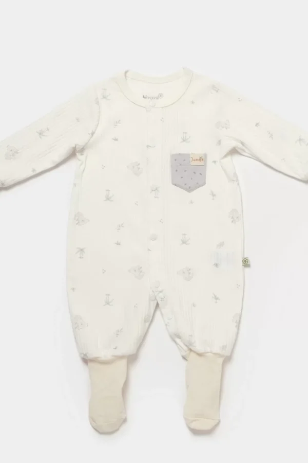 Koala Jungle Patikli Bebek Tulum  Gri