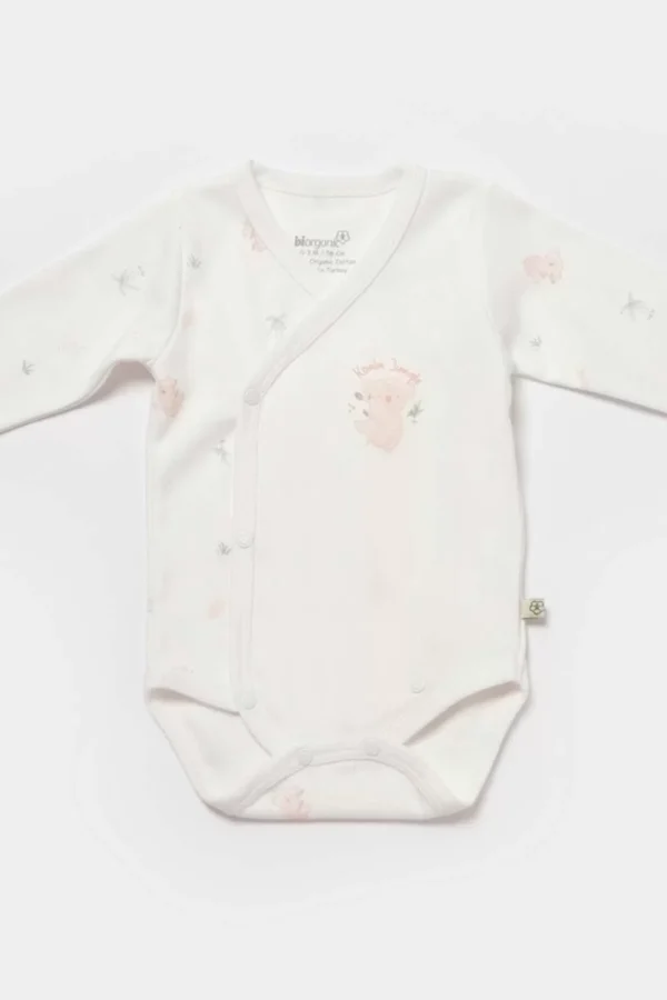 Koala Jungle Uzun Kol Kruvaze Body  Pembe