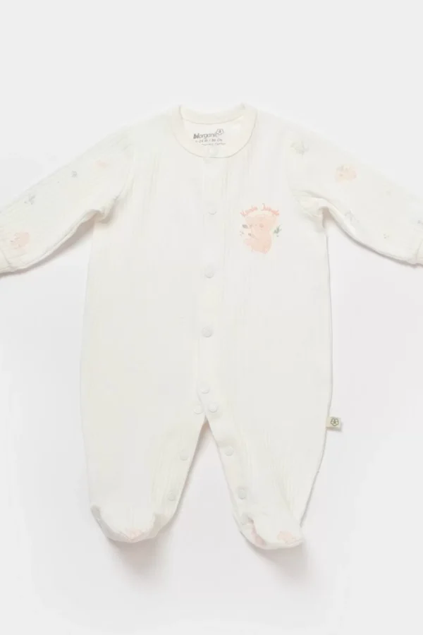 Koala Jungle Yenidoğan Bebek Tulum  Pembe