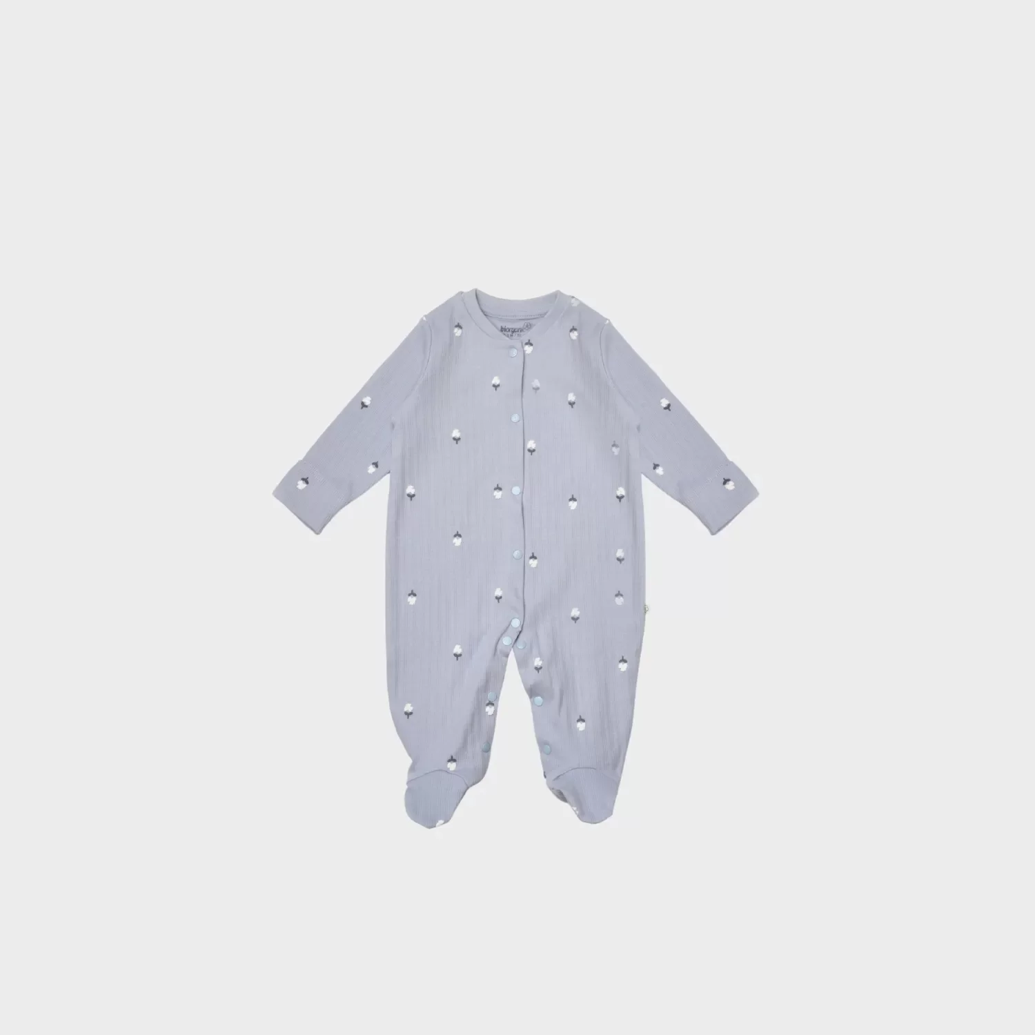 Love Floral 10 Parça Hastane Çıkış Seti Ekru Lila - Görsel 3