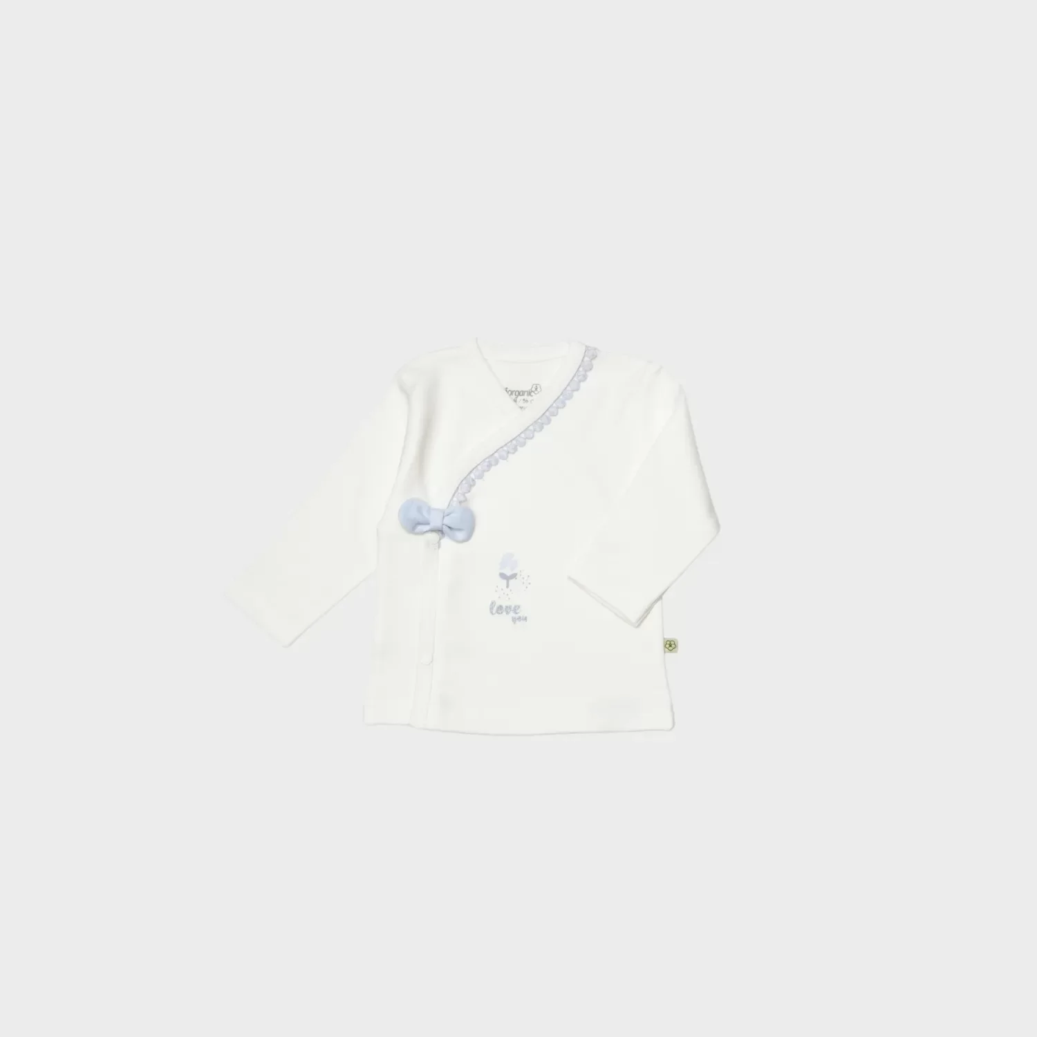 Love Floral 10 Parça Hastane Çıkış Seti Ekru Lila - Görsel 5