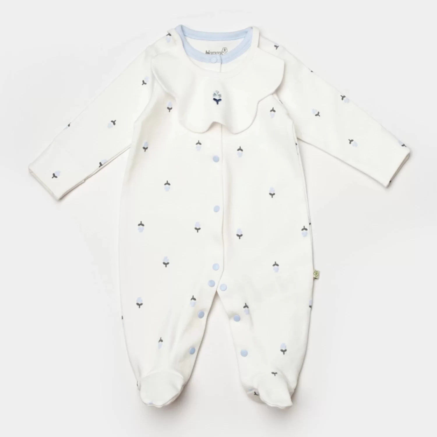 Love Floral Bebek Tulum Ekru Lila - Görsel 6