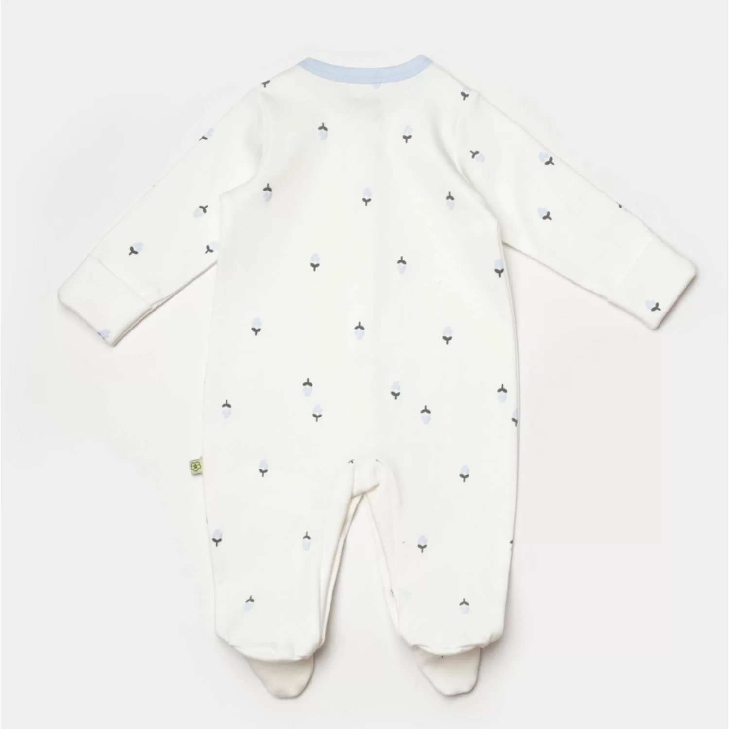 Love Floral Bebek Tulum Ekru Lila - Görsel 7