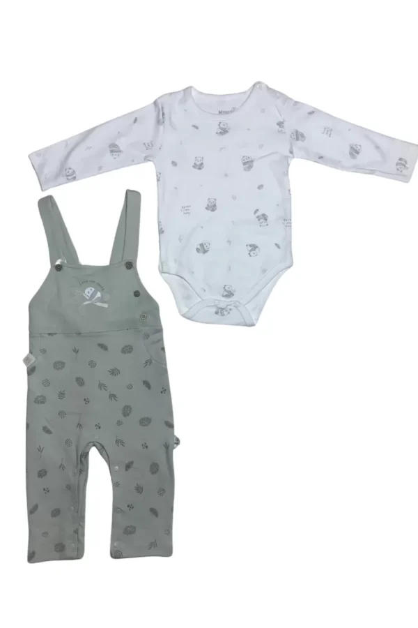 Bibaby Biorganic Love  Our Earth Salopet 60786 Green