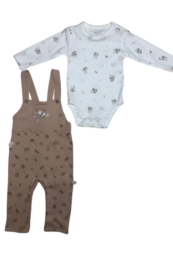 Bibaby Biorganic Love  Our Earth Salopet 60786 Mocha