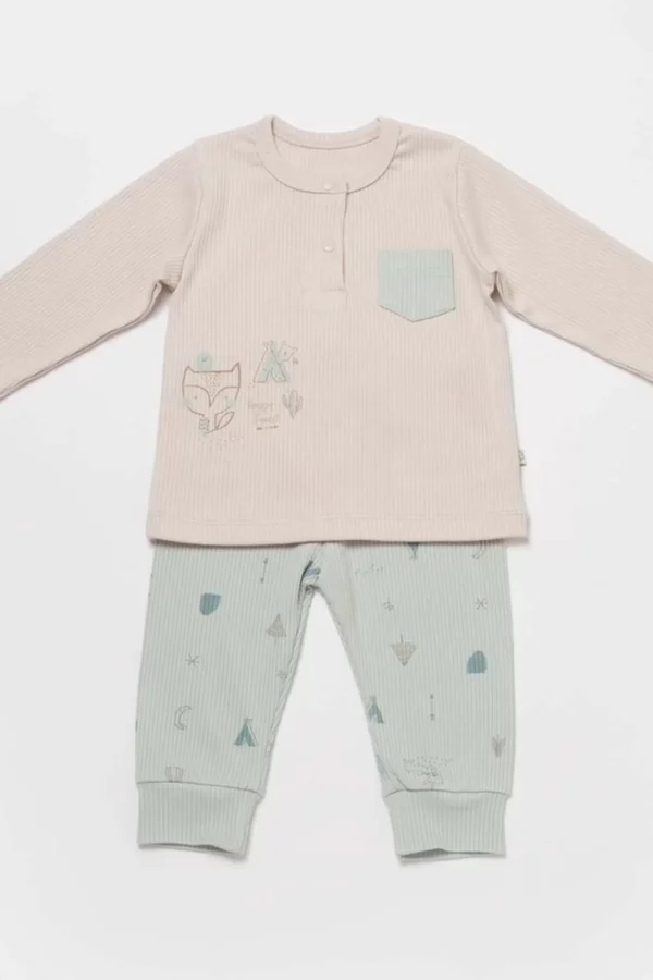 Modal Happy Forest 2'li Takım  Bej-mint