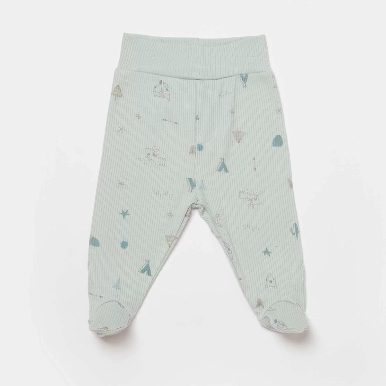 Modal Happy Forest Patikli Pantolon Bejmint - Görsel 2