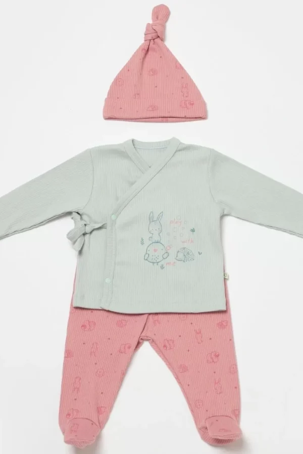 Modal Play With Me 3'lü Zıbın Set  Mint