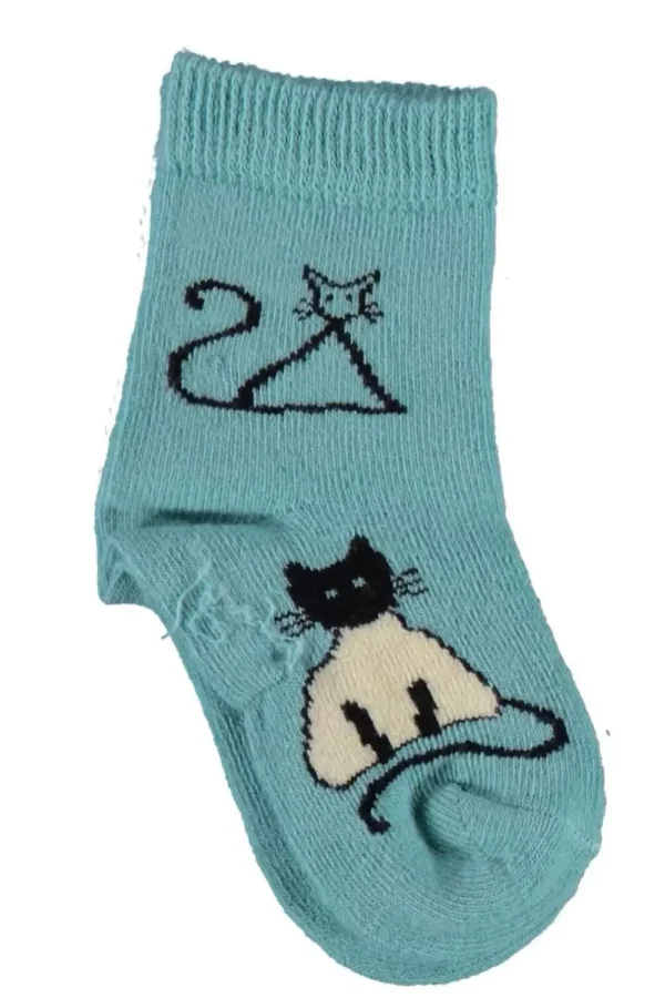 New Cats Yaş Soket Çorap  Yeşil