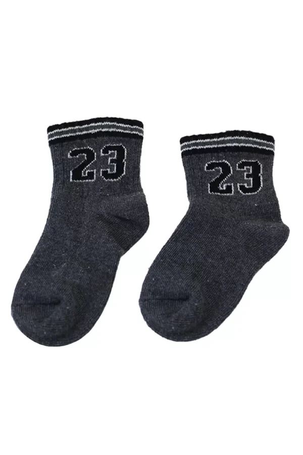 Kısa Soket Çorap  Gri