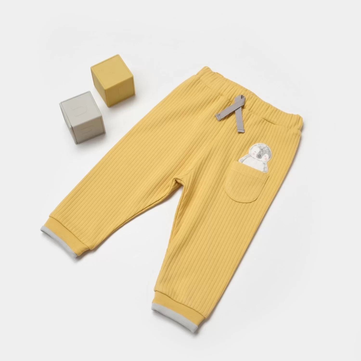 Penguin Bebek Pantolon Ekru Gri - Görsel 3