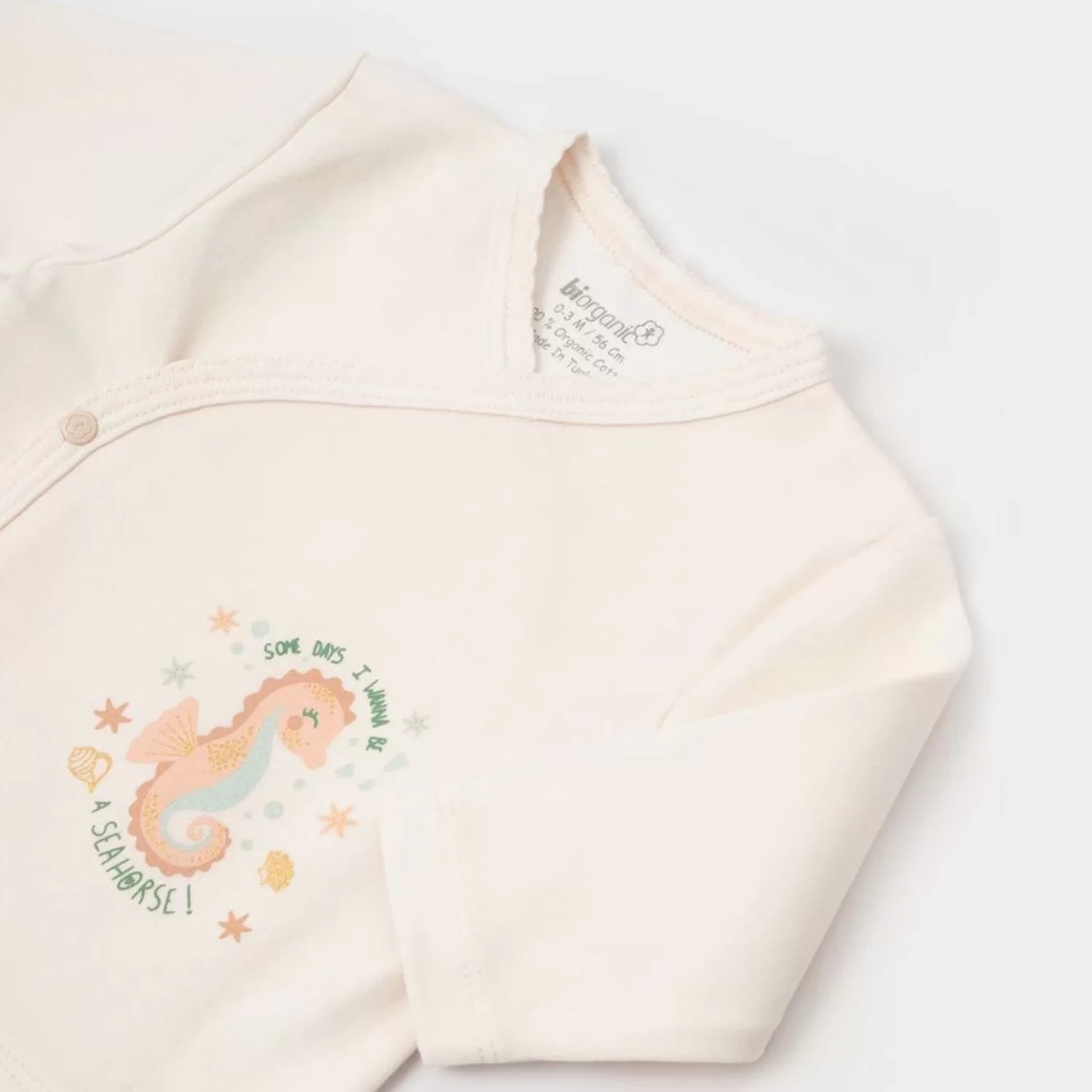 Save The Seahorse 5'li Hastane Çıkış Seti Bej-mint - Görsel 4