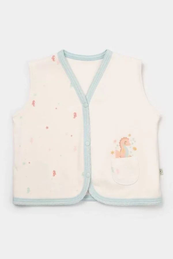 Save The Seahorse Penye Bebek Yelek  Bejmint