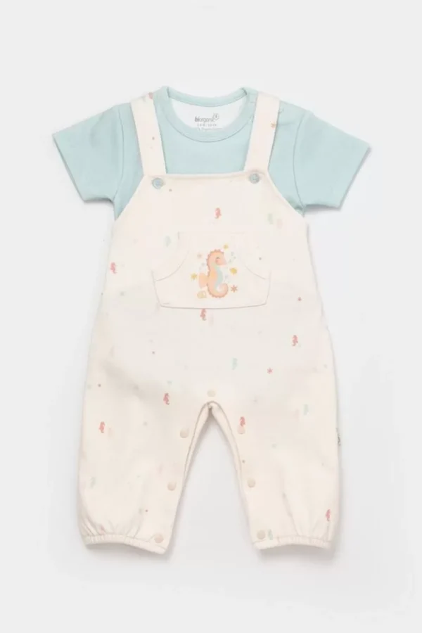 Save The Seahorse Salopet Tulum Bej-mint