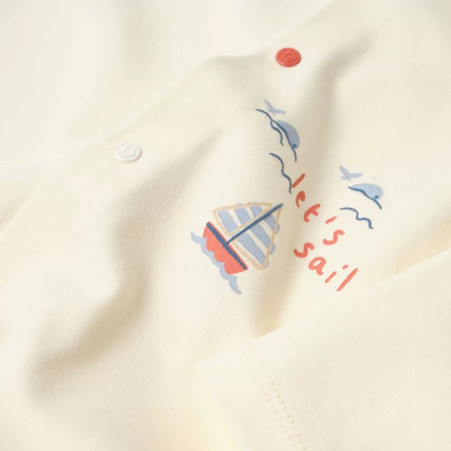 Sun Lets Sail Bebek Tulum Ekru Mavi - Görsel 9