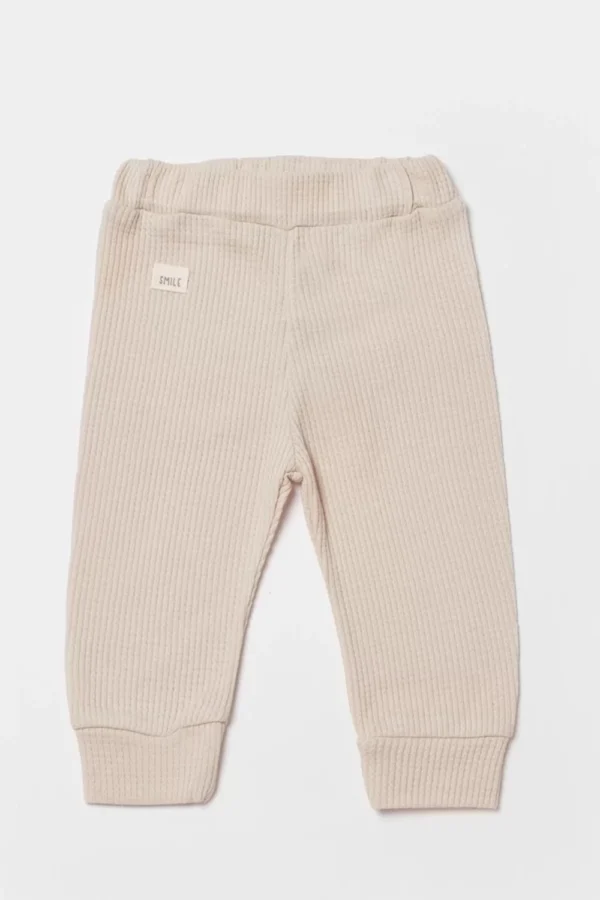 Waffle Smile Bebek Pantolon  Bej