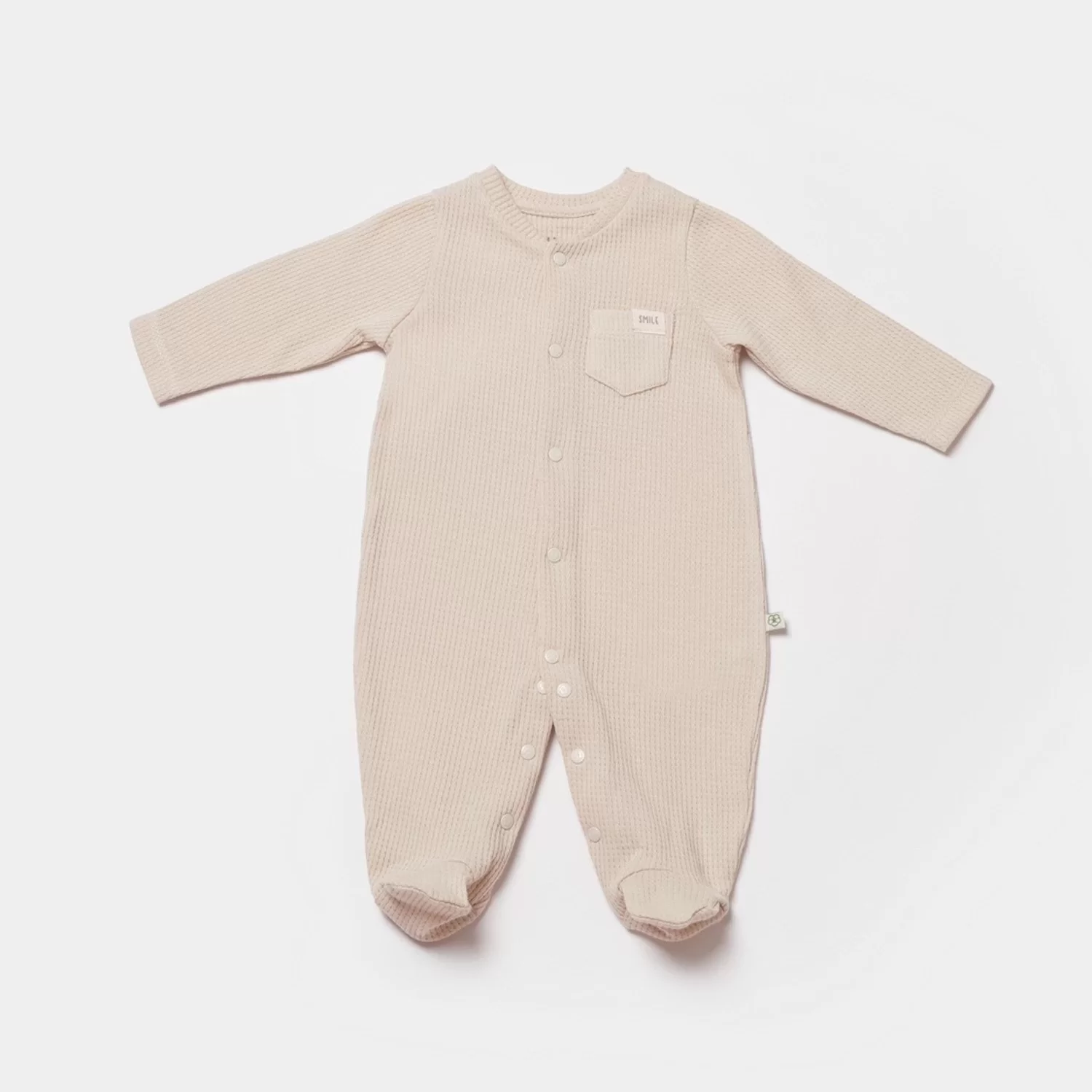 Waffle Smile Bebek Tulum Bej - Görsel 5