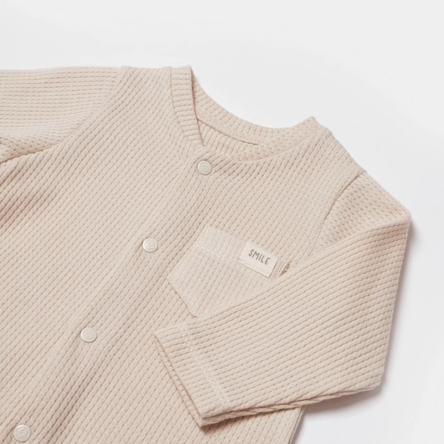 Waffle Smile Bebek Tulum Bej - Görsel 7