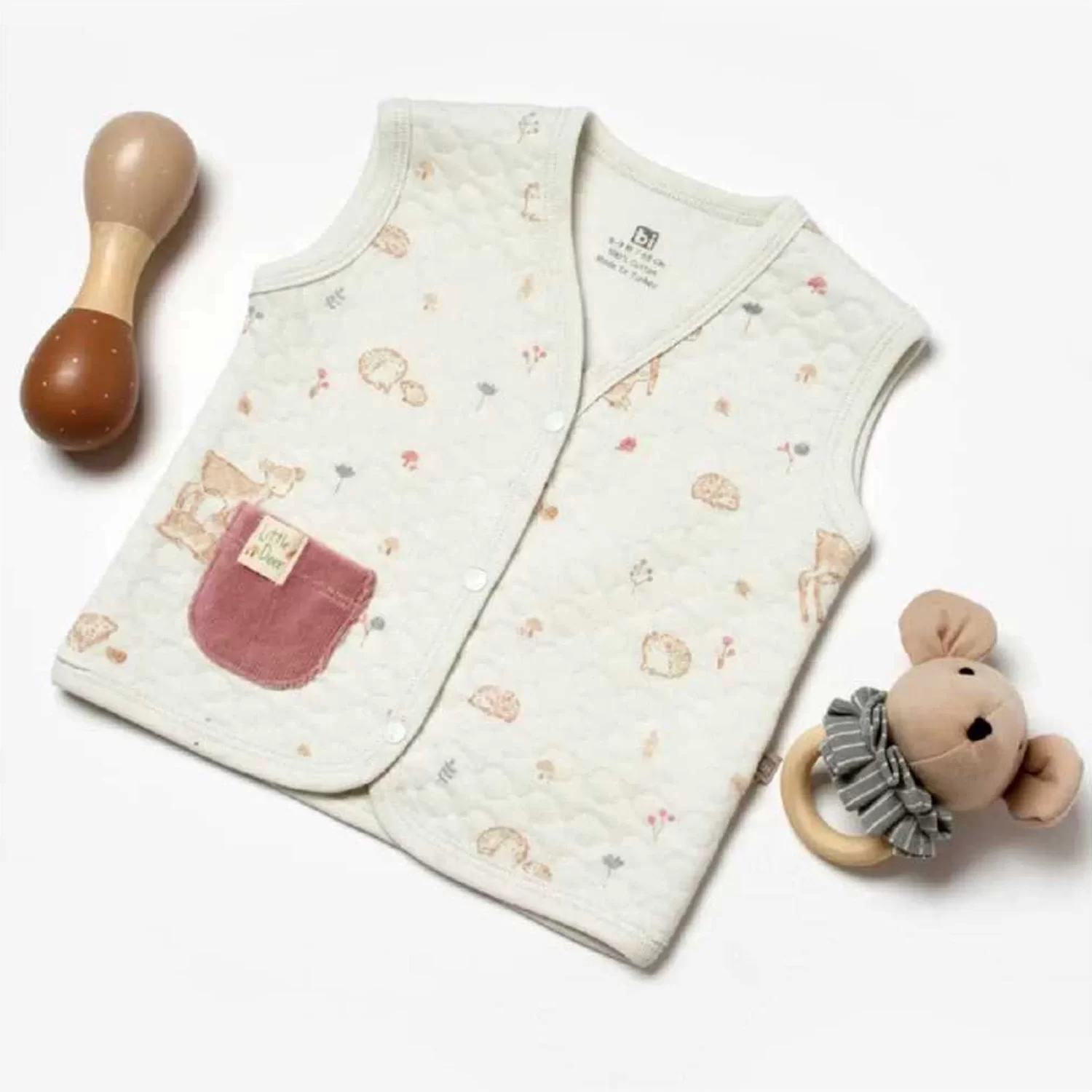 Little Deer Bebek Yelek Mint - Görsel 8