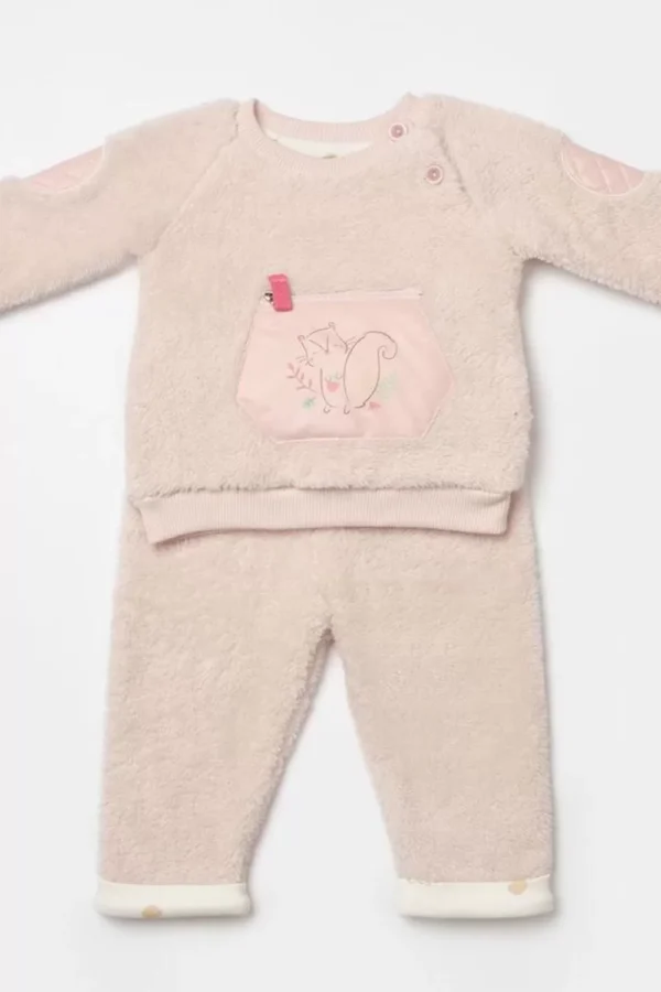 Pretty Moments 2'li Bebe Takım Ecru Pink