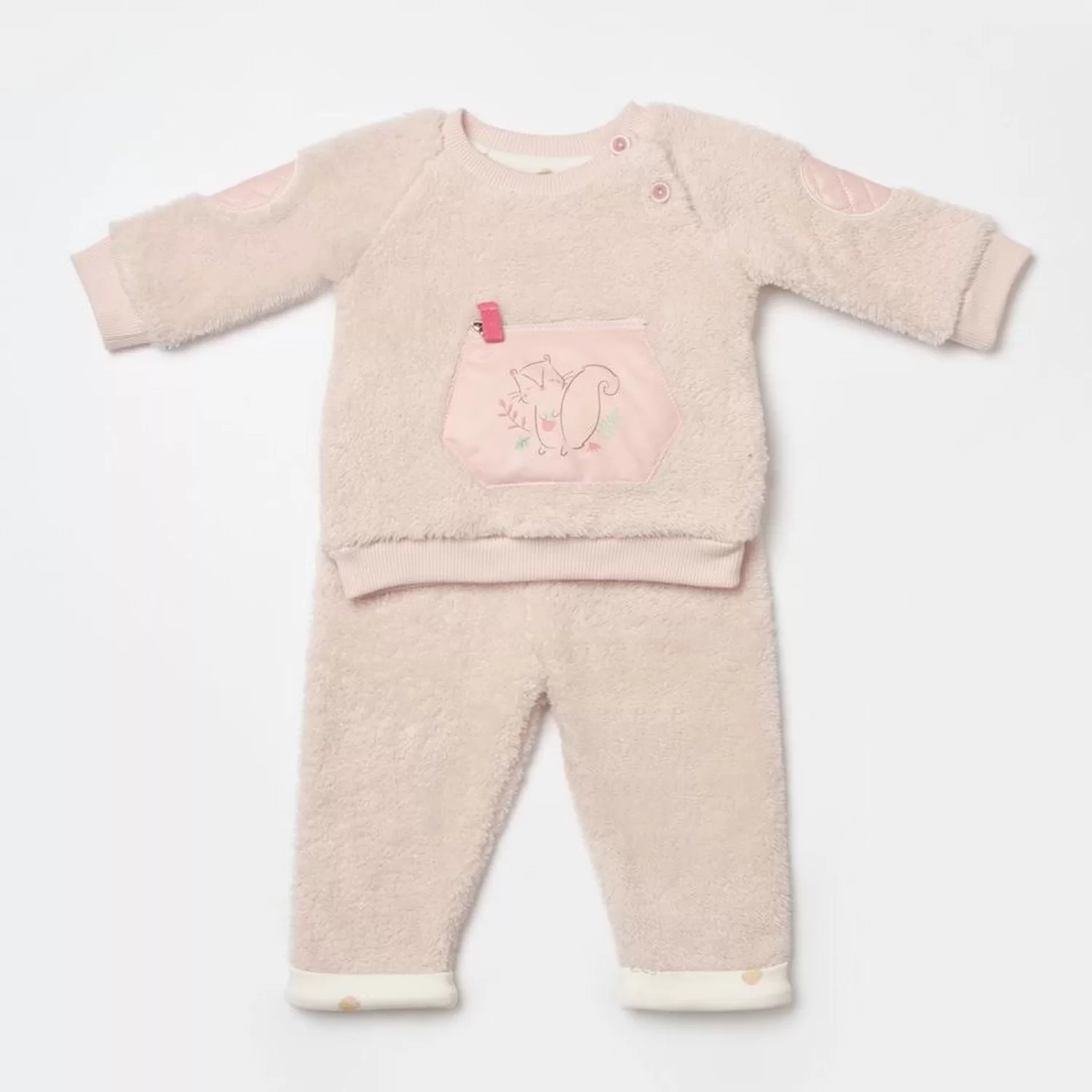 Pretty Moments 2'li Bebe Takım Ecru Pink