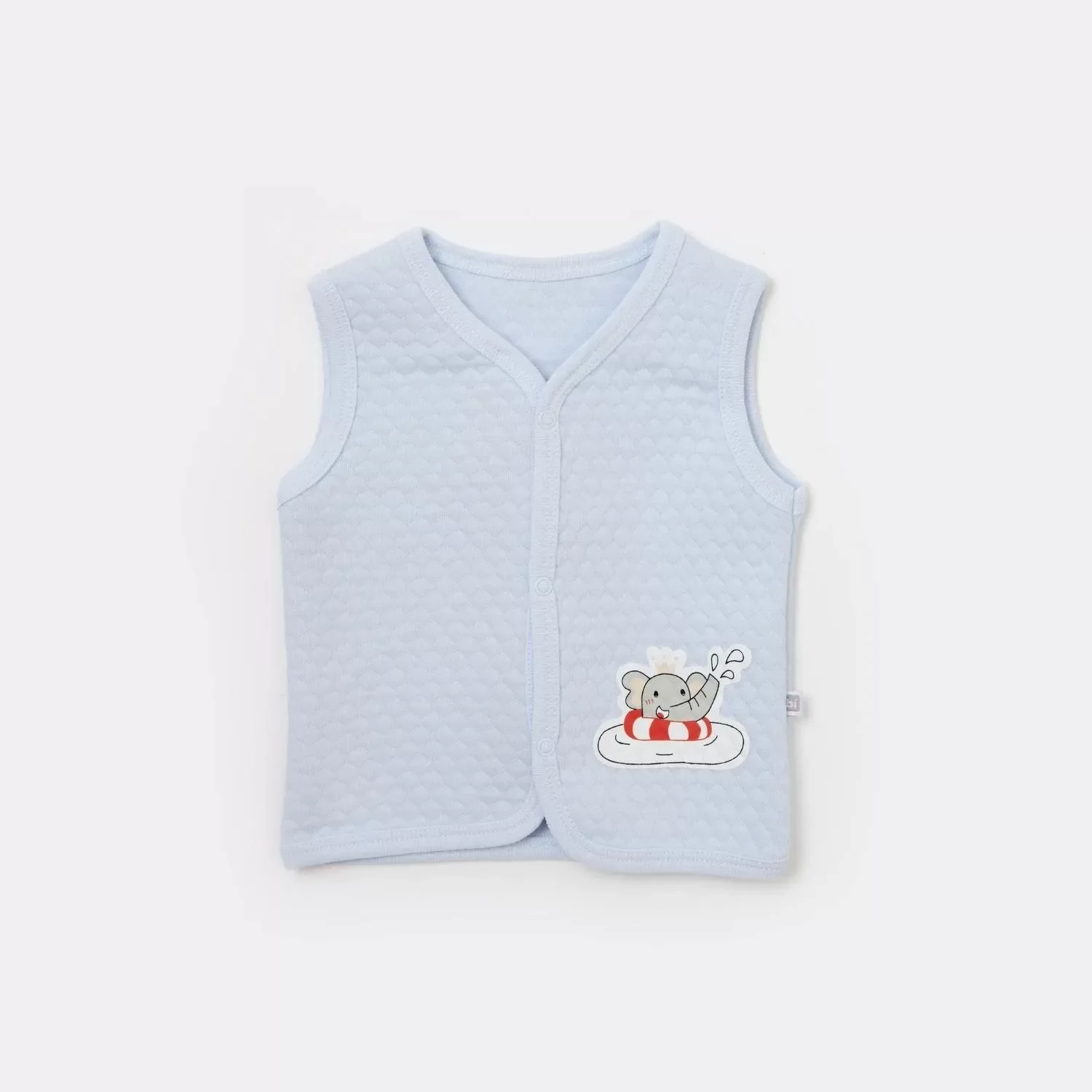 Swimming Elephant Kapitone Yelek Mavi - Görsel 5