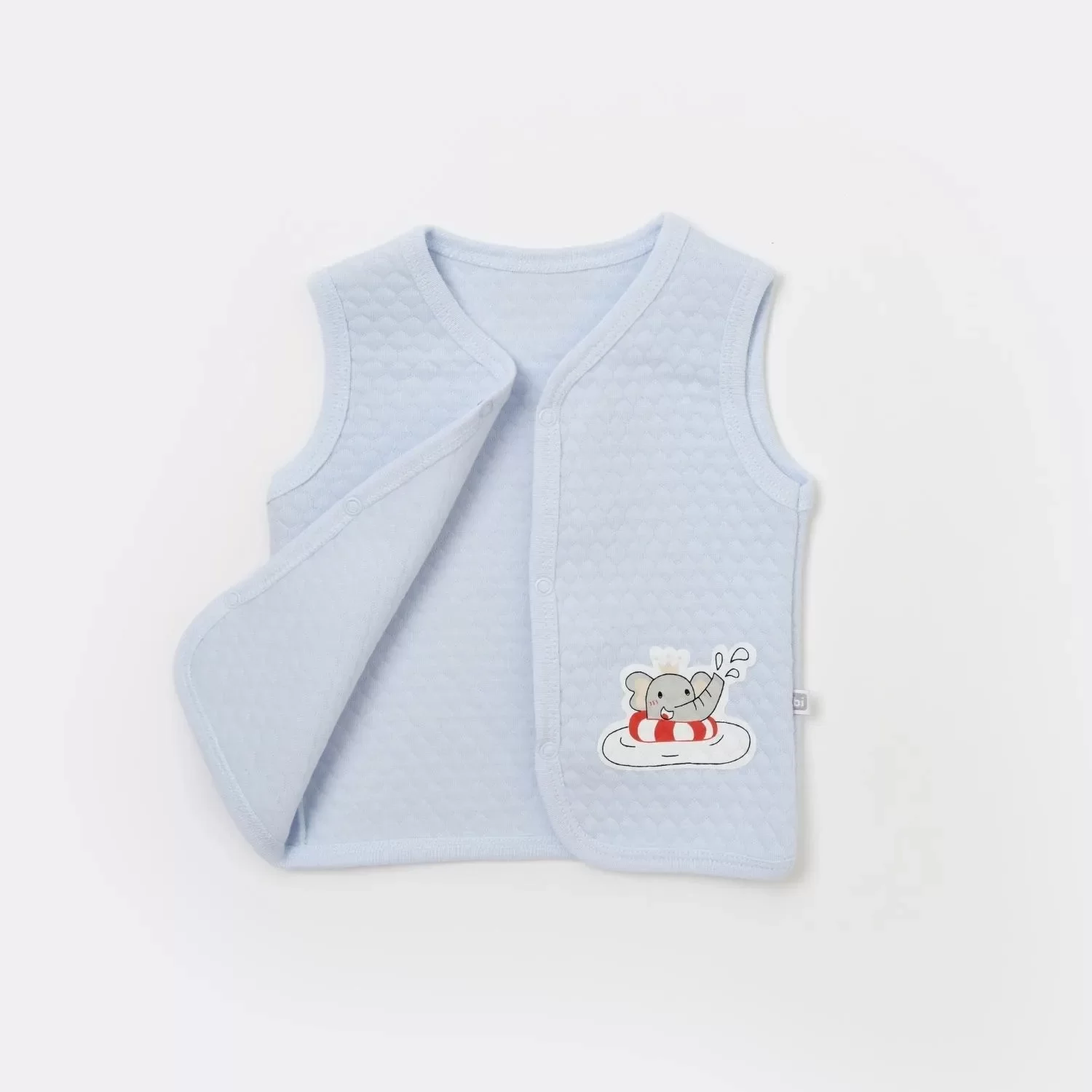 Swimming Elephant Kapitone Yelek Mavi - Görsel 6