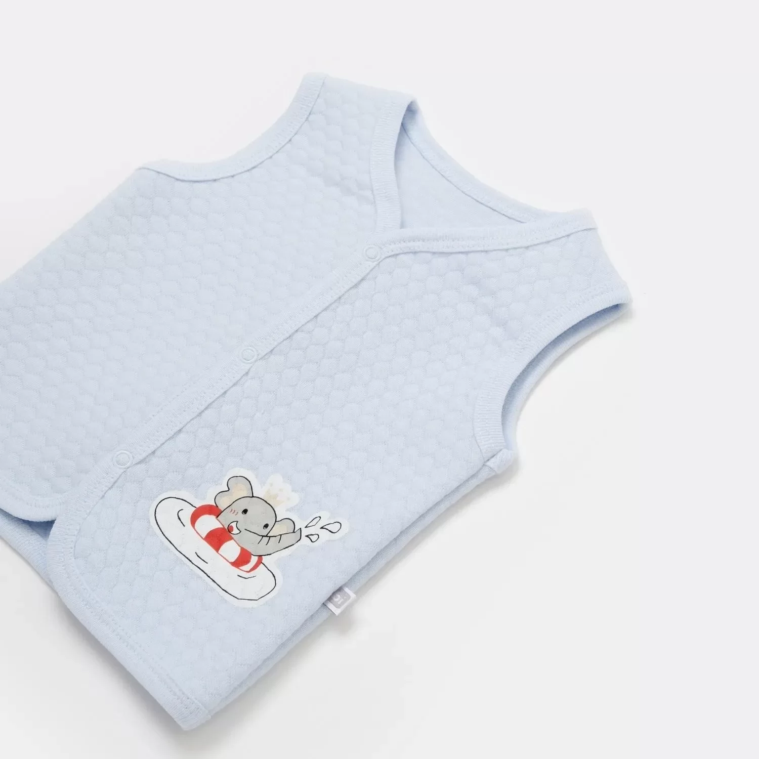 Swimming Elephant Kapitone Yelek Mavi - Görsel 7