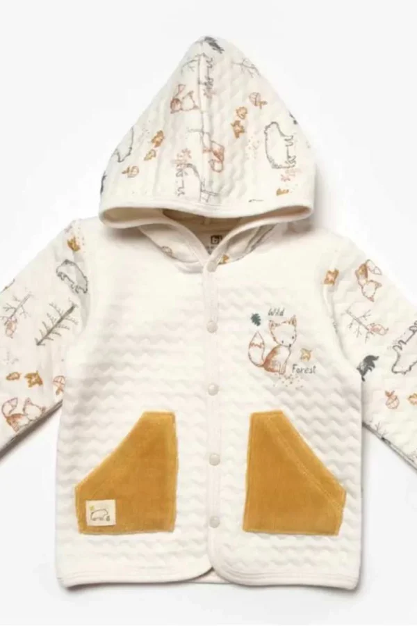 Wild Forest Bebek Hırka  Hardal Bej