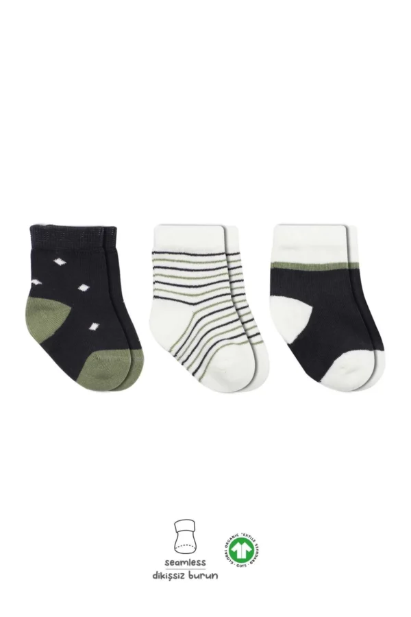 3'lü Penye Erkek Soket Çorap Bs10111 Antrasit