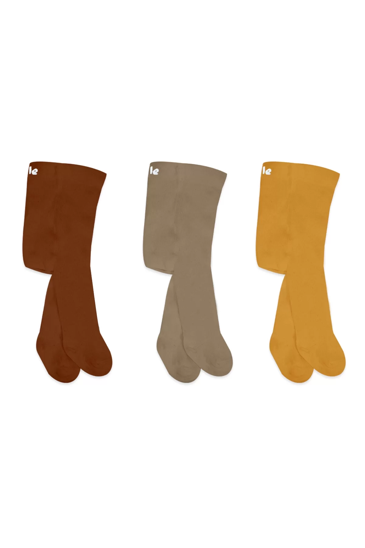 3lü Penye Külotlu Çorap Toprak - Görsel 7