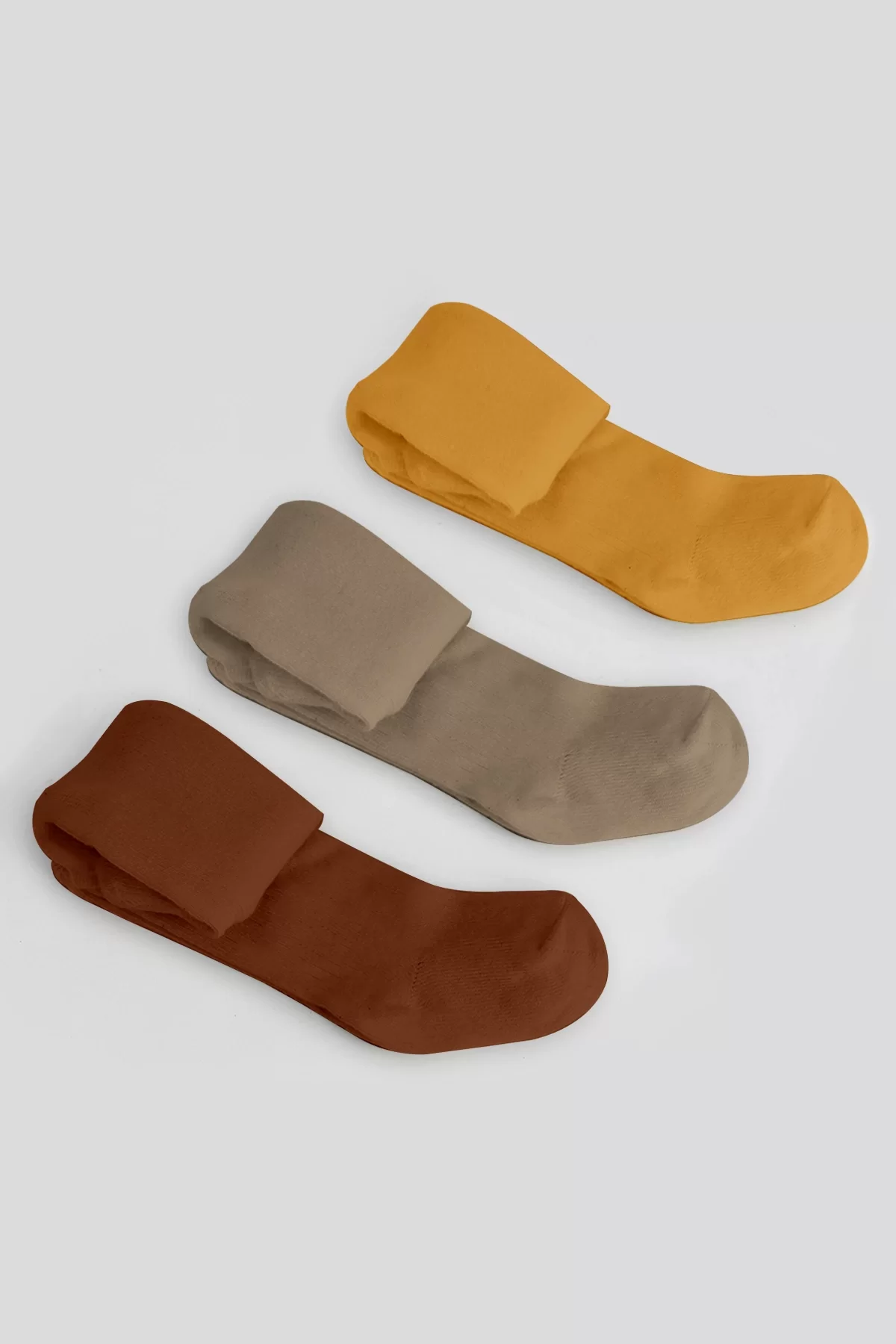 3lü Penye Külotlu Çorap Toprak - Görsel 9