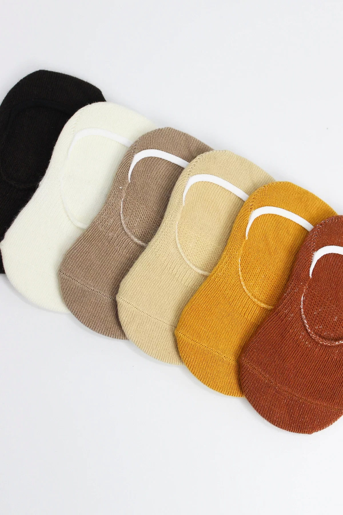 6lı Silikonlu Babet Soket Çorap Toprak - Görsel 11