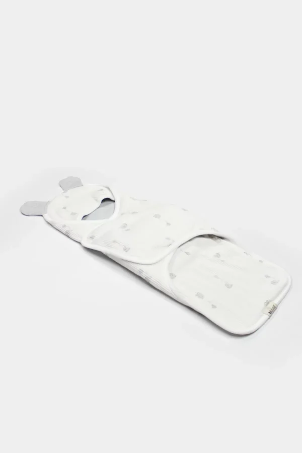 Flying Elephant Organik Bel Destekli Kundak 75102 Ekru Gri