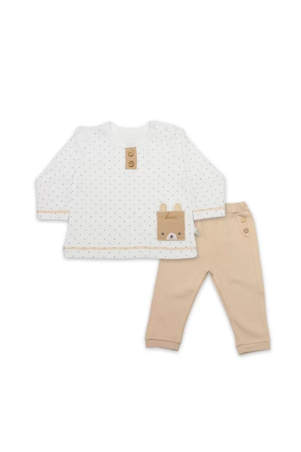 I Am So Bear 2'li Takım 14103 Bej-ekru