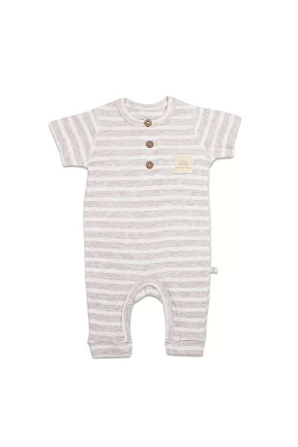 Line Colors Yarım Kol Patiksiz Tulum 15126 Bej