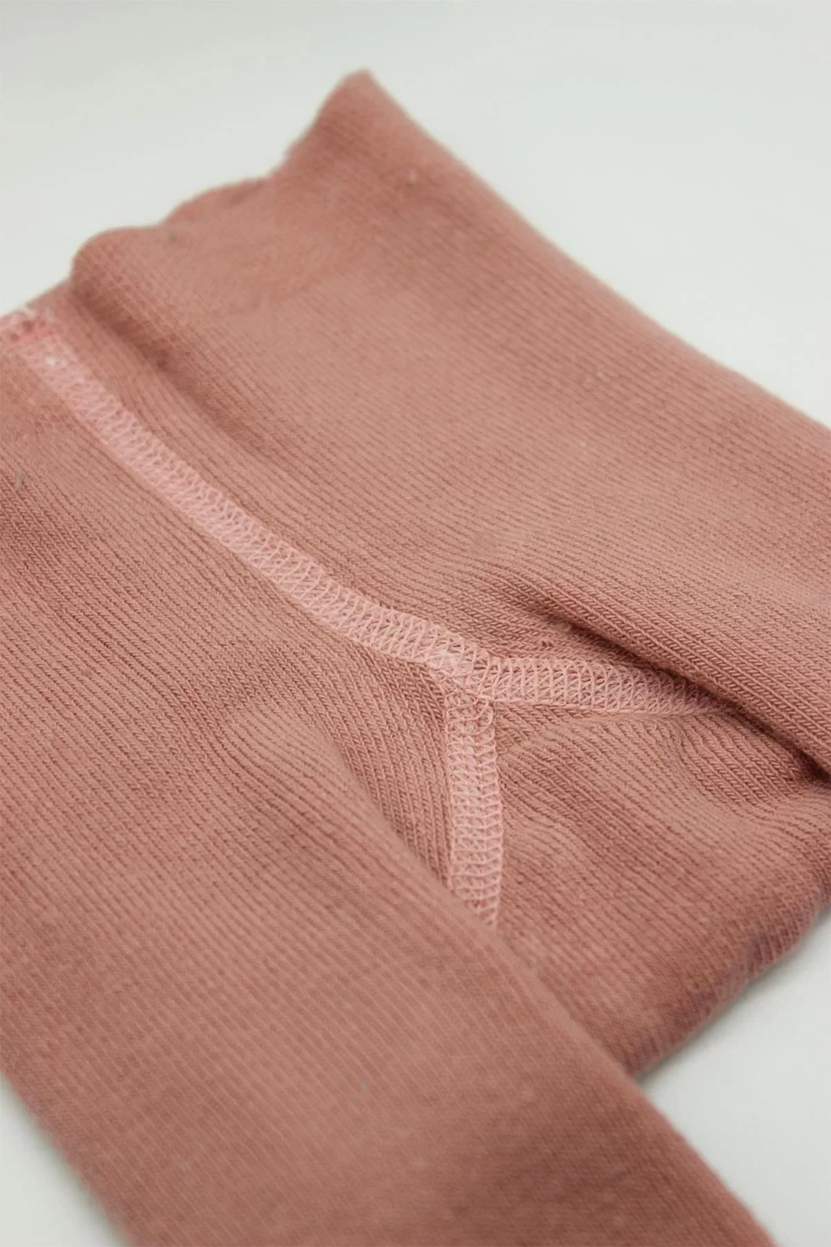Tekli Kaymaz Mix Havlu Külotlu Çorap Pudra - Görsel 11