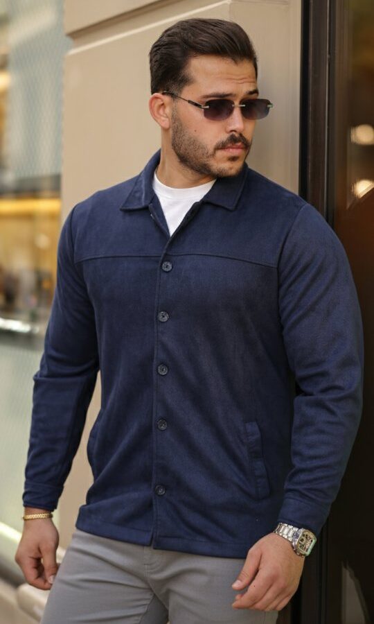 Erkek Süet Ceket Gömlek