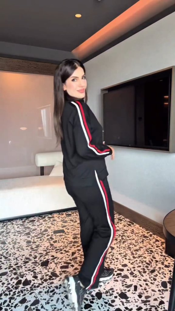 Kadın Uzun Kollu Fermuarlı Viskon Iki Iplik Bluz Ve Pantolon Ikili Takım - Görsel 4